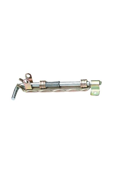 flores Weldable latch with pattern and spring, for gate, 25 cm