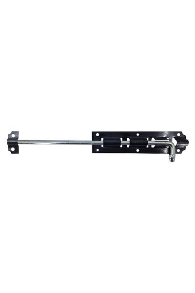 flores Door latch, black, support length 145 mm, rod 250 mm