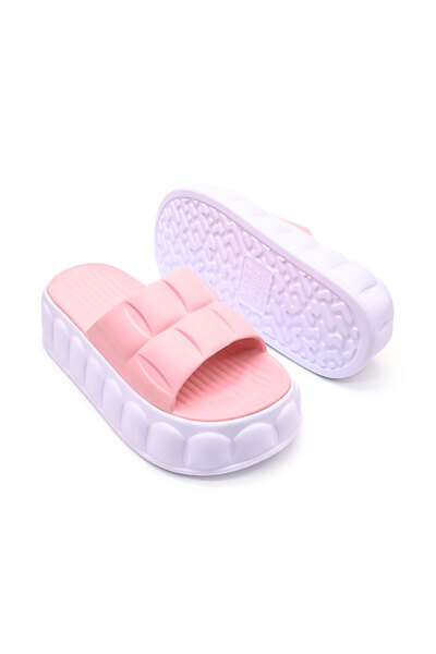 Tmall Women's Slippers, With Platform, Pd1030, Pink