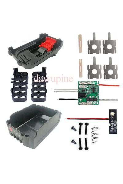 Choice 21v Power Tool Accessories Lithium Ion Battery Case Bms Box Shell Charging Pcba Electric Angle Gr...