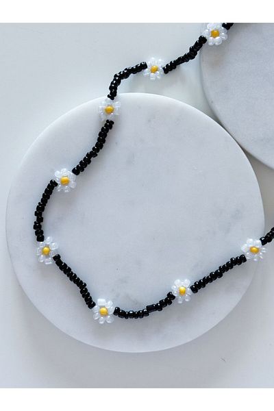 CHARMLUCKY Beads Daisy Necklace