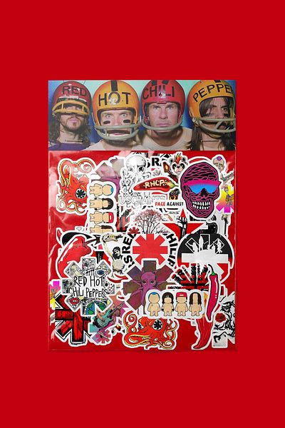 dadi ramba Red Hot Chili Peppers Sticker Pack -Bullet Journal -Laptop Sticker Decal