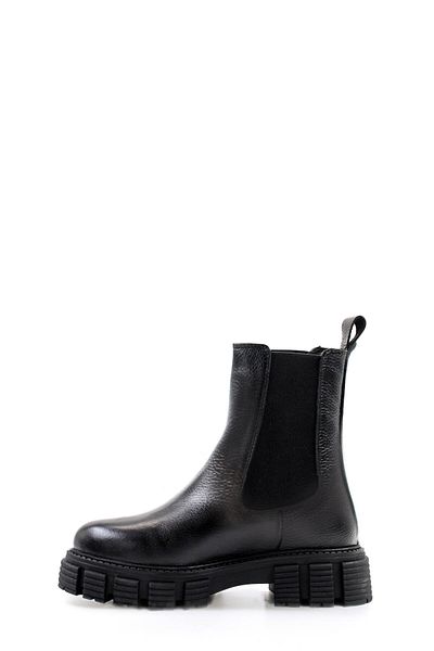 FAST STEP Genuine Leather & Fur Women's Classic Boots 710Kza6007