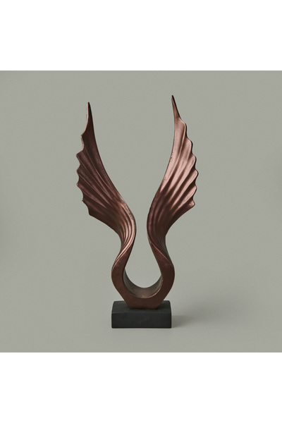 Evidea Deco Wings Dekor - Kahverengi - 42 cm