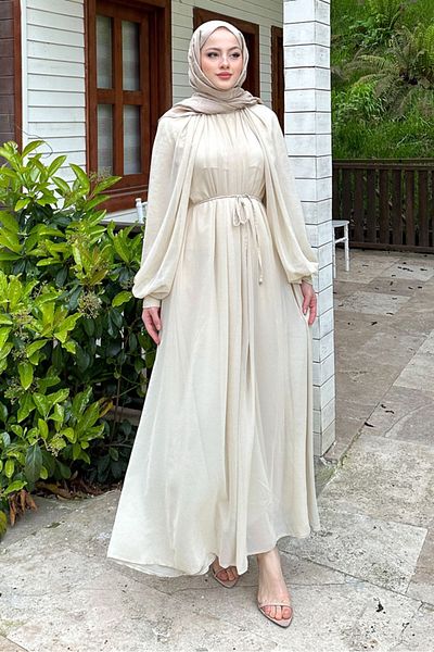 Ovn. Φόρεμα Rosalina Stone Chiffon - Μπεζ