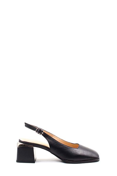 FAST STEP Pantofi de damă din piele naturală cu toc gros 010ZA8558
