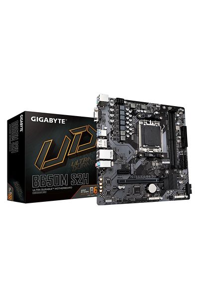 Gigabyte B650M-S2H Glan Matx Hd Dp M2 Rgb Am5 Amd Motherboard - Ddr5 No Vga