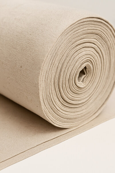 Morlay 5 μέτρα πλυμένο ακατέργαστο φυσικό λινό ύφασμα - 235 cm πλάτος - οργανικό - φυσικό - punch - ύφασμα ταπετσαρίας