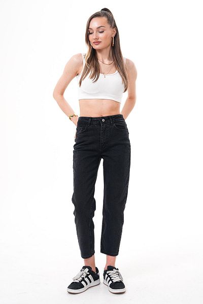 ŞİMAL Women's High Waist Mom Jean Pants 250411 -