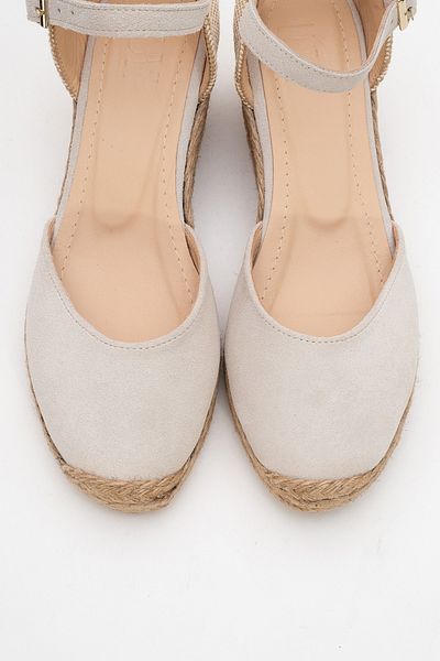 LuviShoes Sandale de damă ALDEA din piele naturală din piele naturală bej