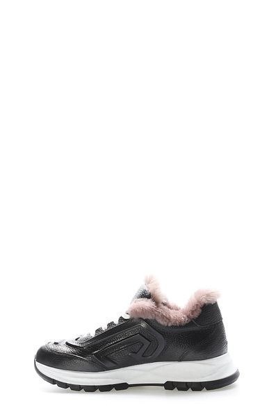FAST STEP Pantofi casual de damă din piele naturală și blană 197KZAA01