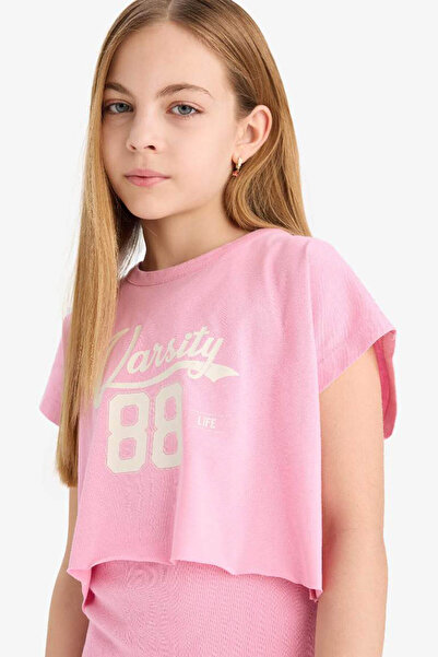 DeFacto Pink Girl's Dress B4496A8/PN82