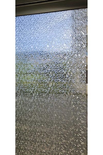 Technojet 45x100 cm Μωσαϊκό Μοτίβο Στατικής Γυάλινης Επικάλυψης |   Φύλλο διαπερατότητας φωτός απορρήτου |