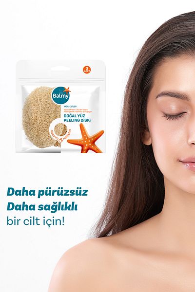 Balmy Pumpkin Peeling Disc (6 Pack) - Bath Loofah
