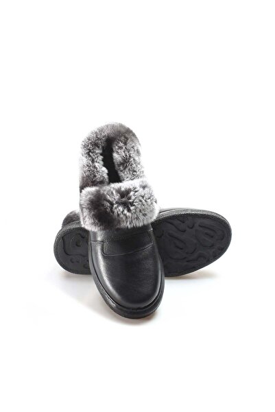 FAST STEP Hakiki Deri Kürklü Kadın Spor Bot 733kza0024