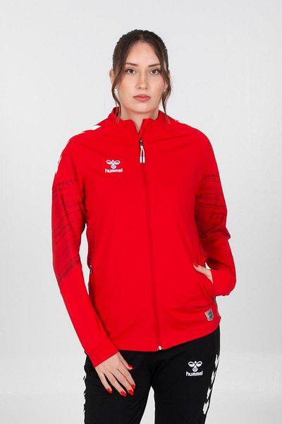hummel Line Camping Tracksuit Top Red