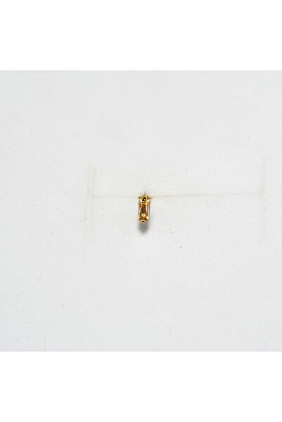 Piercing by Sever Minimal Çelik Piercing… Altın/Gold Renkli ve Şeffaf Taşlı (TRAGUS HELIX CONCH FLAT)