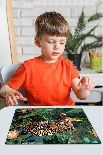 kutuTR Wooden Puzzle 30X40 cm Size 120 Pieces M5