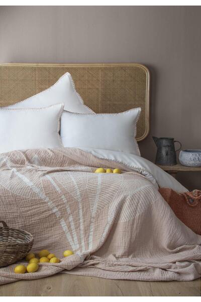 Apricitas HOME SET CUvertură DE PAT DE MUSLINĂ PERSONALITATE DUBLĂ JUNE BEIGE...