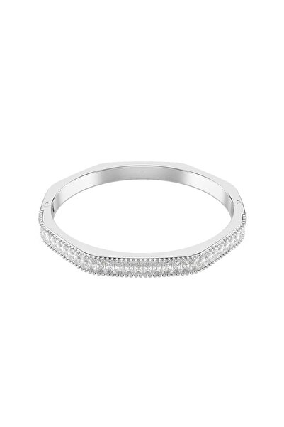 Swarovski 5705784 Swarovski Bilezik Matrıx:Bangle Whıte/Rhs M