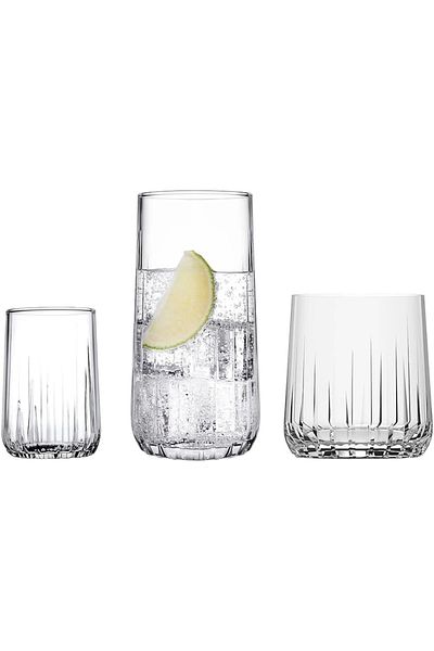 Paşabahçe Nova 18 Piece Water Soft Drink Coffee Side Glass Set 96961