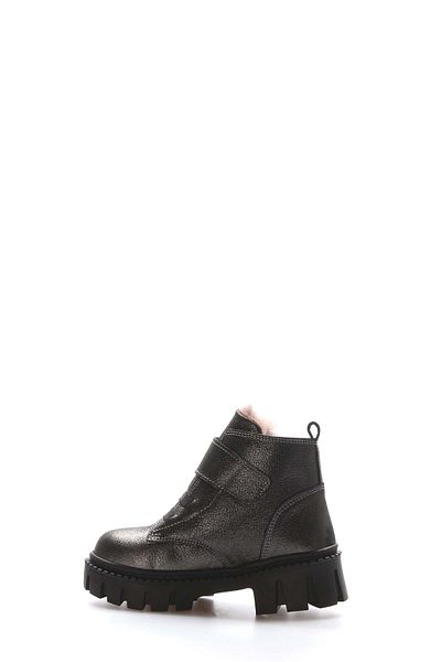 FAST STEP Παιδικές κλασικές μπότες Unisex από γνήσιο δέρμα και γούνα 157KXA1774