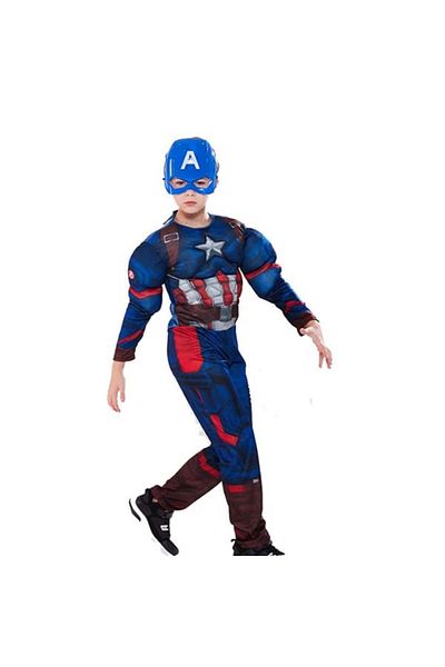 Depox Captain America carnival costume, 5-7 years, 110-120 cm
