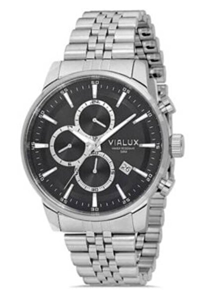 Vialux ساعة يد رجالية VX513S-04SS