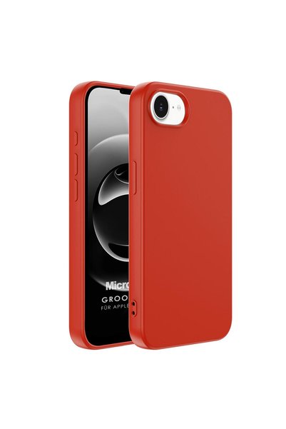Microsonic Appl iPhone 17E Case Groovy Soft Red