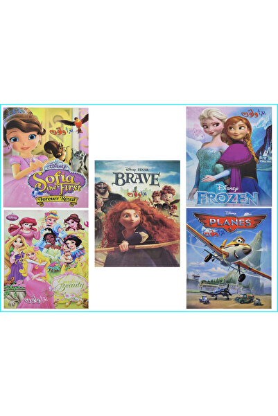 Coloring Book أقرأ ولون مجموعة من 5 كتب تلوين للبنات رقم (2)