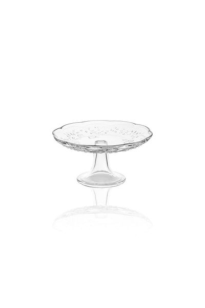 GUNES ZUCCACIYE The Mia Footed Glass Presentation Plate 20X20X10 cm