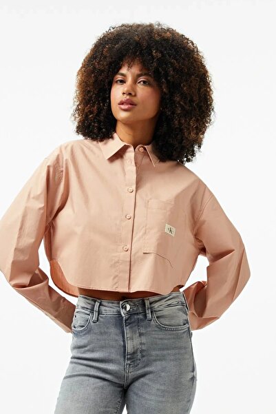 Calvin Klein Kadın Pembe Uzun Kollu Bluzlar