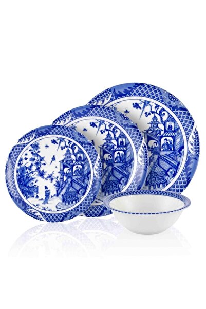 GUNES ZUCCACIYE The Mia Porselen Yemek Seti Chinoi 24 Parça