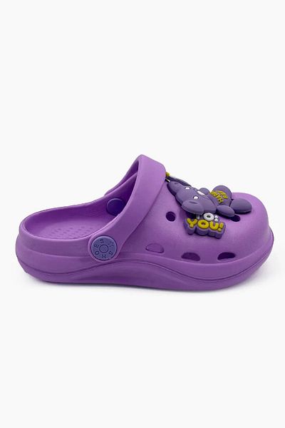 CihanShoes Çılcıl 4 Star Long Motif Bag Purple Color 30-31-32-33-34-35 Number