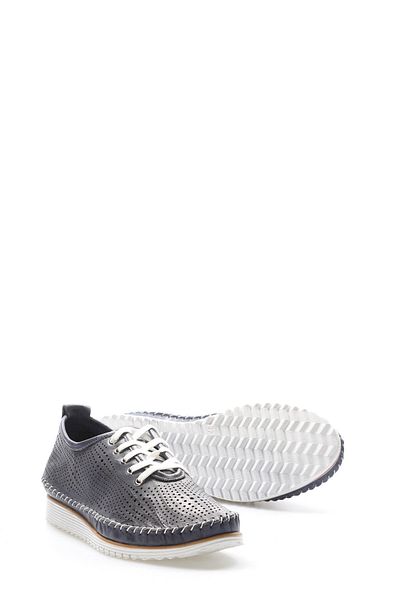 FAST STEP Papuci de damă din piele naturală cu toc pană 972ZA60L