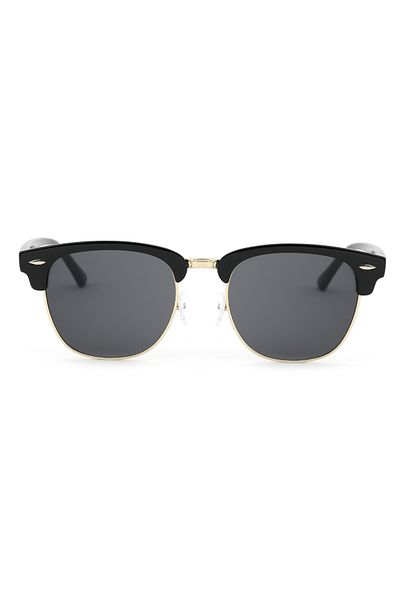 TomyHelf Clubmaster Gold Frame Black Sunglasses Women%Men Ce Certificated Uv400 Protect