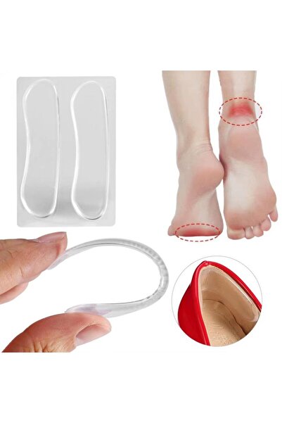 sanal trend Topuk Vurma Önleyici Topuklu Ayakkabı Topuk Yastığı Silikon Ayak ...