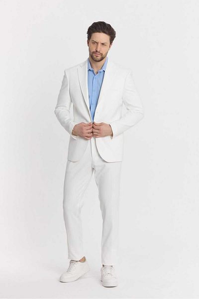 Savira Jachetă Slimfit pentru bărbați - bumbac tricotat, drop 6, sezon nou