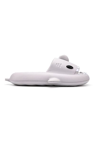 Tmall Papuci pentru femei și copii, formă de rechin, spumă, ușori, pd1043, gri