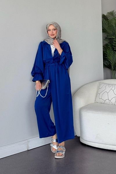 Şulemoda Giyim Dubai Jumpsuit Saks
