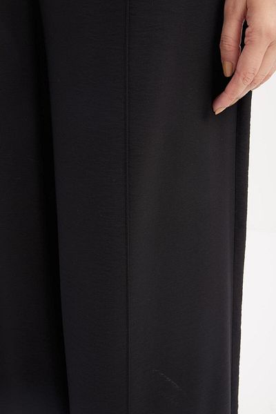 ALLDAY Women's Elastic Waist Wide Leg Pants S77129A0
