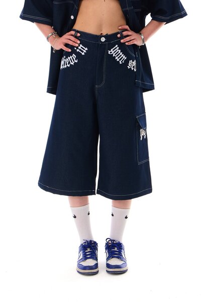 THE DAD DENİM BELİEVE SORTLU GÖMLEK TAKIM