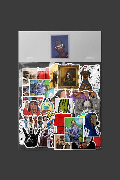 dadi ramba Snoop Dogg Sticker Pack -Bullet Journal- Agenda -Laptop Sticker Decal