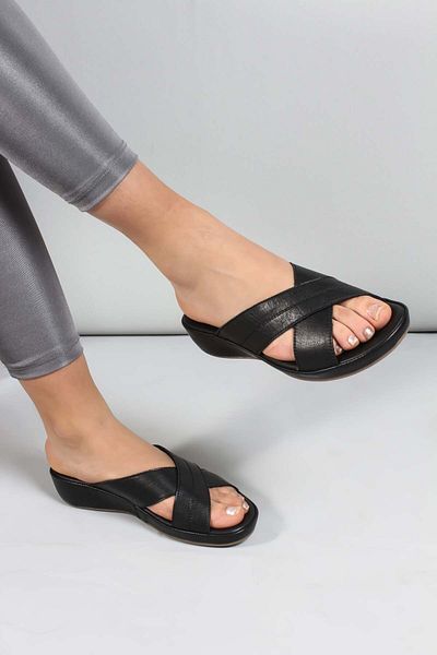 FAST STEP Papuci plati dama din piele naturala 864zar03