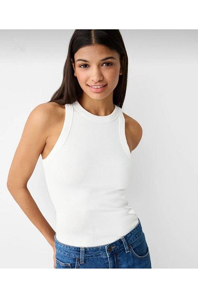 Actiwear 3-Piece Halter Neck Knitted Camisole Tank Top