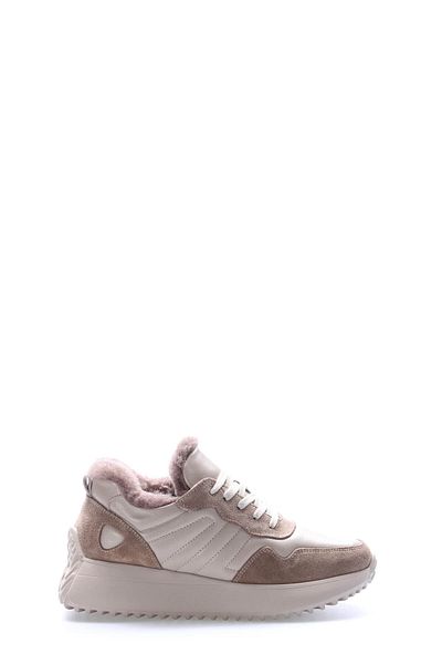 FAST STEP Γυναικεία παπούτσια casual από γνήσιο δέρμα και γούνα 136KZA901-1