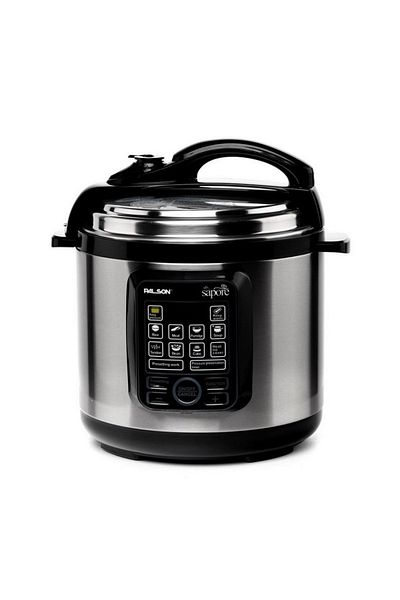 PALSON Balson 12L Pressure Cooker 1800W, Stainless Steel, Touch Button Timer and Function Selection