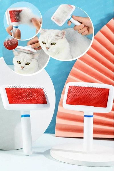 sanal trend Pet Brush Wire White Cat Dog Brush White