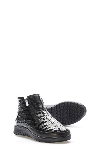 FAST STEP Hakiki Deri Kadın Kısa Topuklu Bot 972SZA7560