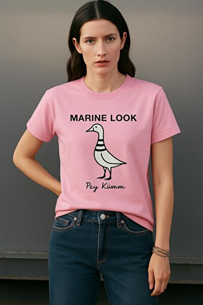 HAKKE Majica sa izvezenom patkom od dva konca